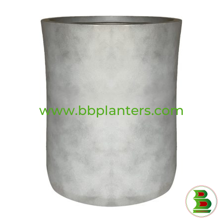 Fibrestone Tall Round Pot - BB2067