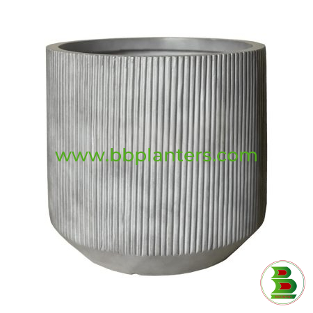 Fibrestone Tall Round Pot - BB2069