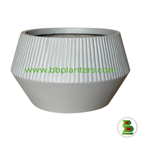 Fibrestone Tall Round Pot - BB2071