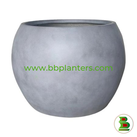 Fibrestone Tall Round Pot - BB2072