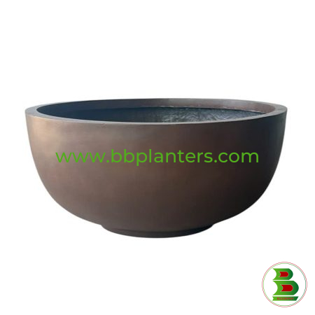 Fibrestone Tall Round Pot - BB2081