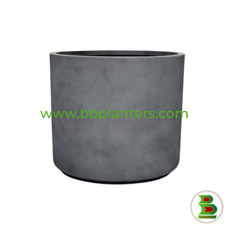 Fibrestone Tall Round Pot - BB2084