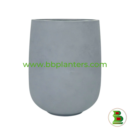 Fibrestone Tall Round Pot - BB2087